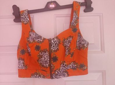 Zipped crop top  Atmosphere size UK8 EU36 Postage included