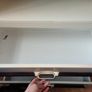 Vintage Dressing Cabinet  Vanity Unit with Triple Mirror & Built In Lights Image 8