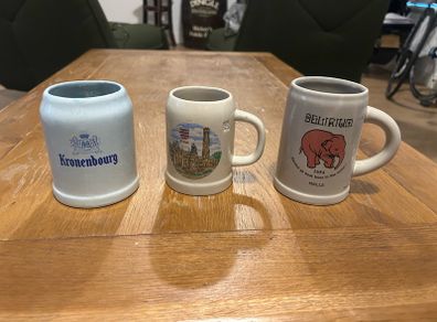 Ceramic beer mugs