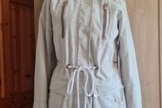 Ladies Cream Heavyweight Parka Coat ( size 6-8)
