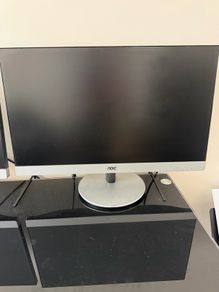 2x 23'' AOC monitors mint condition, HDMI and speakers
