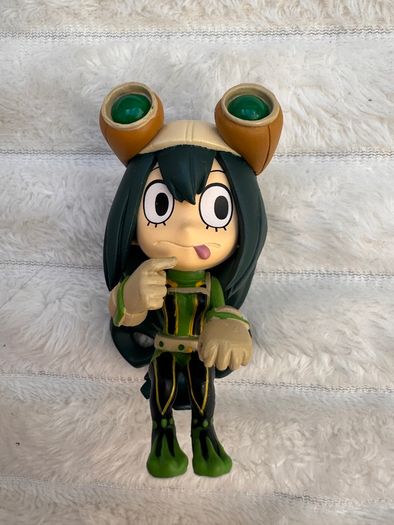 My Hero Academia Tsuyu Asui Chibi Masters Mini-Figure approx. 7cm. Used Please see photos