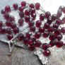 Vintage Catholic Rosary Beads, Glass Rosary, Wooden Rosary, Antique Rosary (15 each) Image 9
