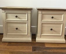 Rustic Bedside Lockers x 2