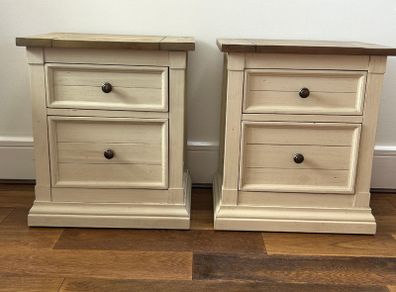 Rustic Bedside Lockers x 2
