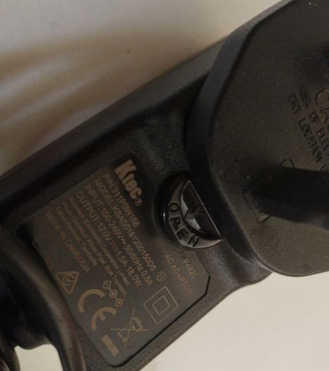Ktec AC Adaptor - 12v - 1.5A 18.0W