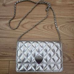 Silver Crossbody Bag