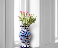 Handmade and Hand Painted Ceramic Flower Vase | Warehouse Clearance | Massive Discount | Bargain price