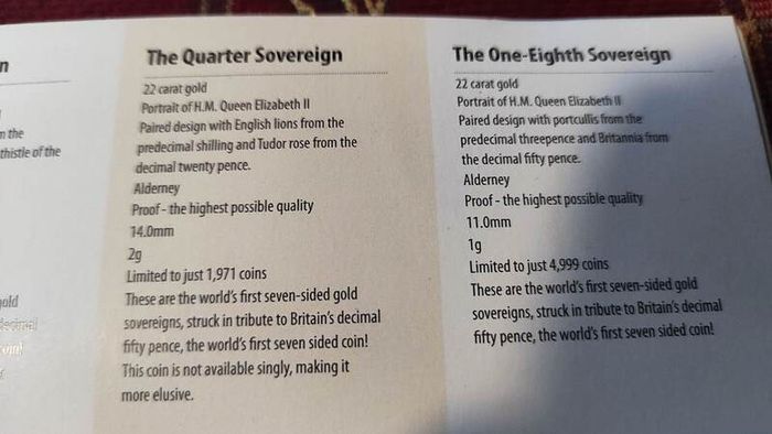 2021 Decimalisation 50th Anniversary Gold Sovereign Prestige Set