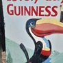 Vintage Hand Painted Guinness Sign Image 2