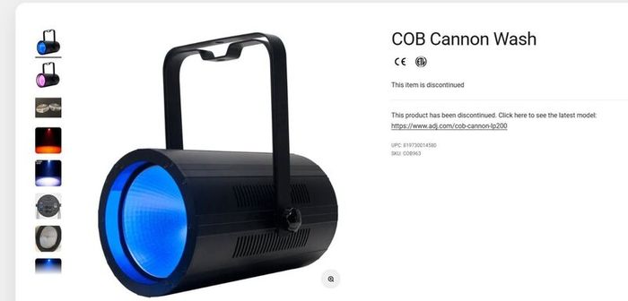 Adj Cob Cannon Wash