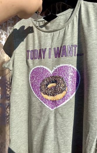 Reversible Sequin T-Shirt - Doughnut  Age 11-12 Years (152cm) BNWT