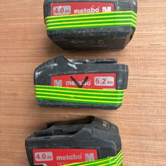 Metabo faulty batteries x3