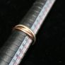 Tricolor gouden trinity ring gold 375 9K 2g Image 7