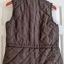 Ladies Brown Reversible Gilet Image 4