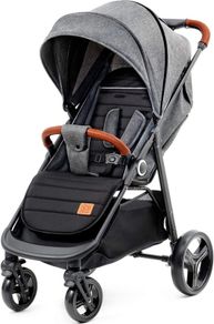 Lightweight Stroller Grande, Stylish Pushchair, Baby Buggy, Foldable, Lying Position, Big Ajustable Hood, with Accessories, Rain Cover, Footmuff, from Birth to 3 Years (FREE POSTAGE)