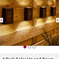 Solar Up-and-Down Wall Lights
