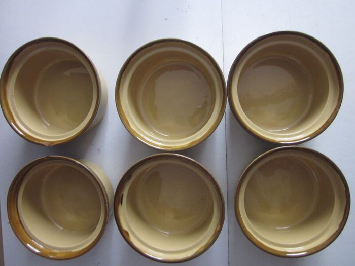 TG Green "Granville" Stoneware Glazed Bowls X6