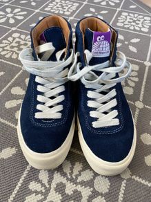 Last Resort Ab Suede Hi Shoes (navy White)