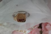 New Mi moneda gold ring