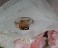 New Mi moneda gold ring