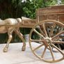 Horse Pulling a Carriage - Sculpture - figurine - statue - Vintage Solid Brass Image 10