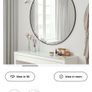 Ikea Lindbyn Mirror- 110cm Black Image 3