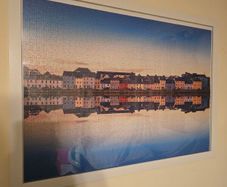Galway Puzzle + White Frame 55x65 cm