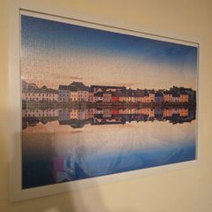Galway Puzzle + White Frame 55x65 cm