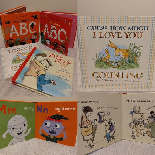 collection of hardback board books