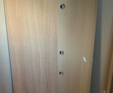 IKEA MALM Double Bed Frame & Hafslo Medium Firm Mattress (Spare Room Bed, Lightly Used)