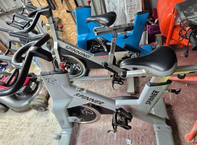 2 spin bikes