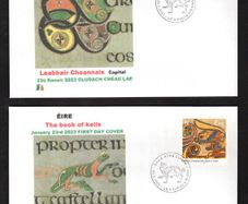 2024 Ireland The Book of Kells Commemorative Stamps PaddyAchill First Day Cover (FDC) with Baile Atha Cliath (Dublin) pictorial cancel