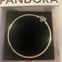 Pandora Moments Heart & Butterfly Bangle