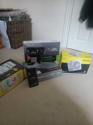 Gaming Pc Ryzen 9800x3d Rtx5060ti 32gb Ram 1tb Nvme Ssd