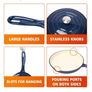 Brand new 7-Piece Enamel Cast Iron Cookware Set Image 9