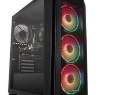 gaming pc  and monitor