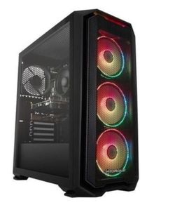 gaming pc  and monitor