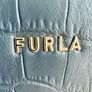 Beautiful Furla Era tote in grey croc-embossed genuine leather. Image 5