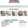 Cover for IKEA Ektorp Armchair Image 3