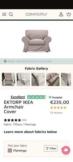 Cover for IKEA Ektorp Armchair