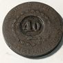 Brazil counter stamp coin 1828 Image 4