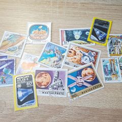 Hungary Stamp Lot, cancelled, topic space - free standard postage