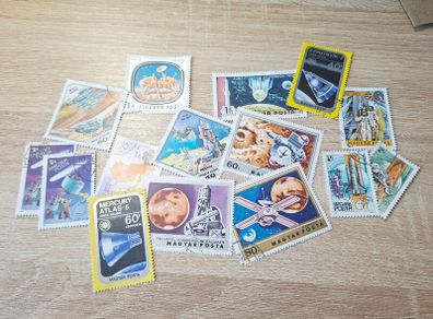Hungary Stamp Lot, cancelled, topic space - free standard postage