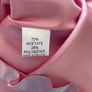 Pink Satin Frill Dress Image 4