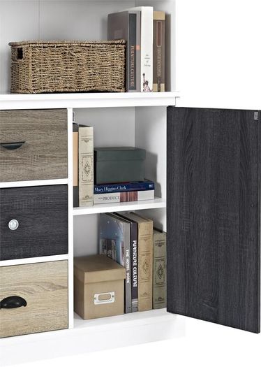 Mercer Storage Bookcase White - 9634096uk
