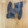 Paul Green ladies ankle boots size 6 grey leather patent Image 3