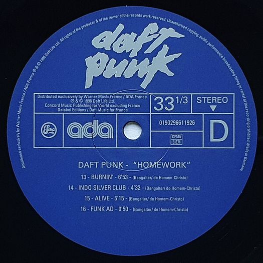 Daft Punk Homework X2LPS