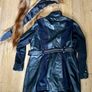 River Island heavy leather coat with detachable fur Image 4