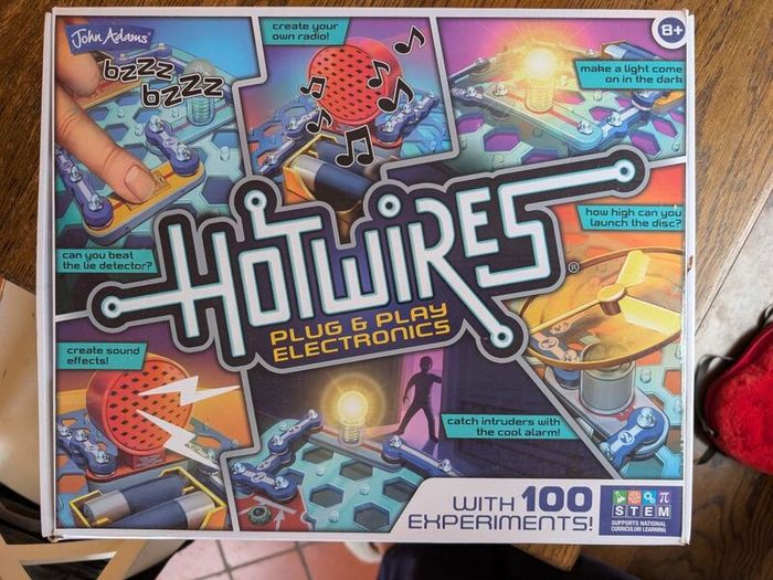 John Adams | Hot Wires: Plug and play electronics set with 100 experiments! | Science and STEM Toys | Ages 8+